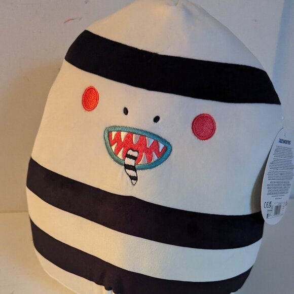 NWT 10" Sandworm Squishmallows Beetlejuice Halloween Plush Film Monster Goth NEW - Picture 1 of 11